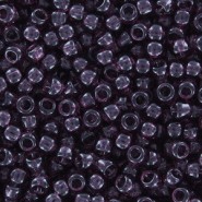 Toho seed beads 8/0 round Transparent Med Amethyst - TR-08-6B